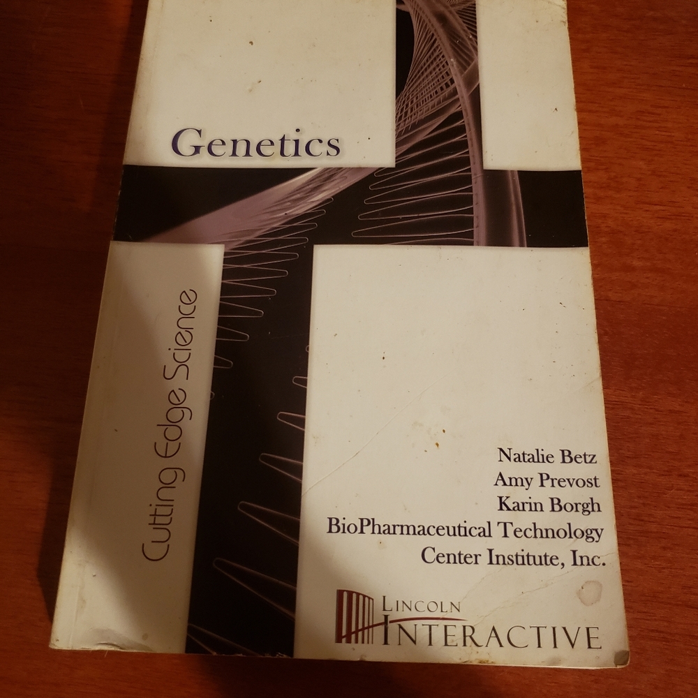 Genetics Paperback Book